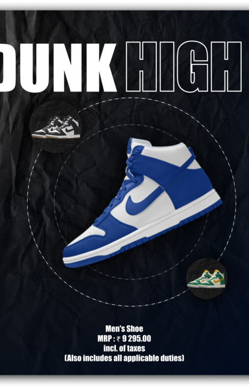 Nike Dunk High Campaign Design